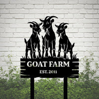 Goat Farm Sign Custom