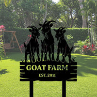 Goat Farm Sign Custom