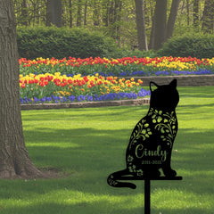 Personalized Cat Memorial Sign