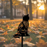 Personalized Cat Memorial Sign