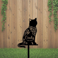 Personalized Cat Memorial Sign