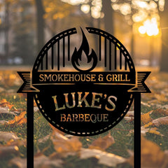 Custom BBQ Yard Sign