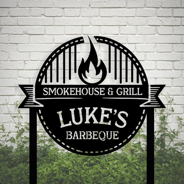 Custom BBQ Yard Sign