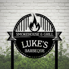 Custom BBQ Yard Sign