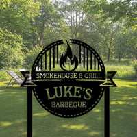 Custom BBQ Yard Sign