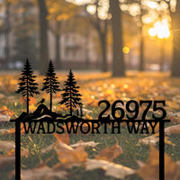 Mountain Address Yard Sign