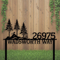 Mountain Address Yard Sign