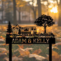 Mountain Camper Custom Metal Sign