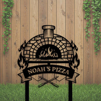 Pizza Oven Custom Yard Sign