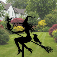 Halloween Witch Yard Art