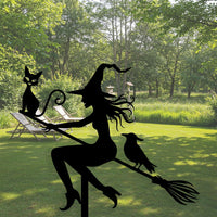 Halloween Witch Yard Art