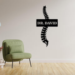 Custom Spine Metal Sign