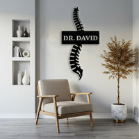 Custom Spine Metal Sign