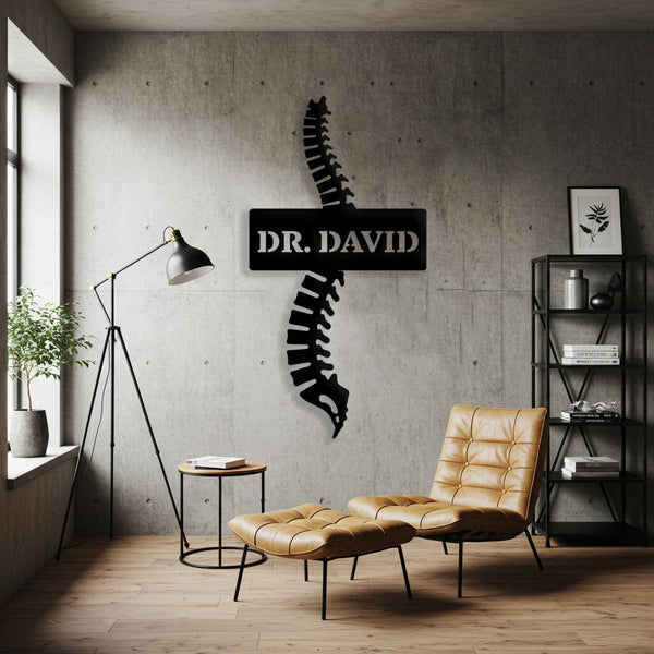Custom Spine Metal Sign