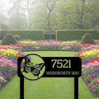 Butterfly Address Sign
