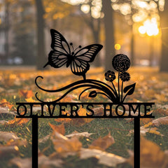 Custom Butterfly Yard Sign
