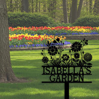 Custom Flower Garden Sign