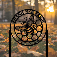 Custom Bee Farm Sign