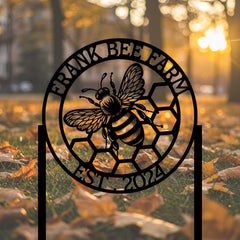 Custom Bee Farm Sign