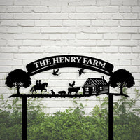 Modern Farm Sign Custom