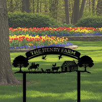 Modern Farm Sign Custom