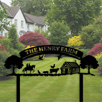Modern Farm Sign Custom
