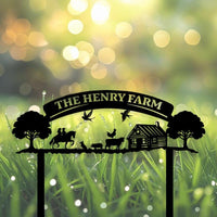 Modern Farm Sign Custom