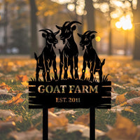 Goat Farm Sign Custom