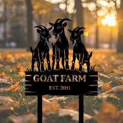 Goat Farm Sign Custom