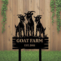 Goat Farm Sign Custom