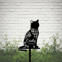 Personalized Cat Memorial Sign