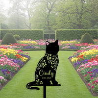 Personalized Cat Memorial Sign