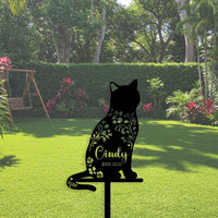 Personalized Cat Memorial Sign