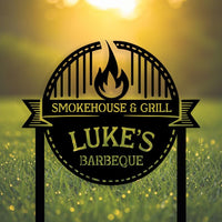 Custom BBQ Yard Sign