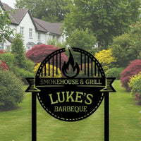 Custom BBQ Yard Sign