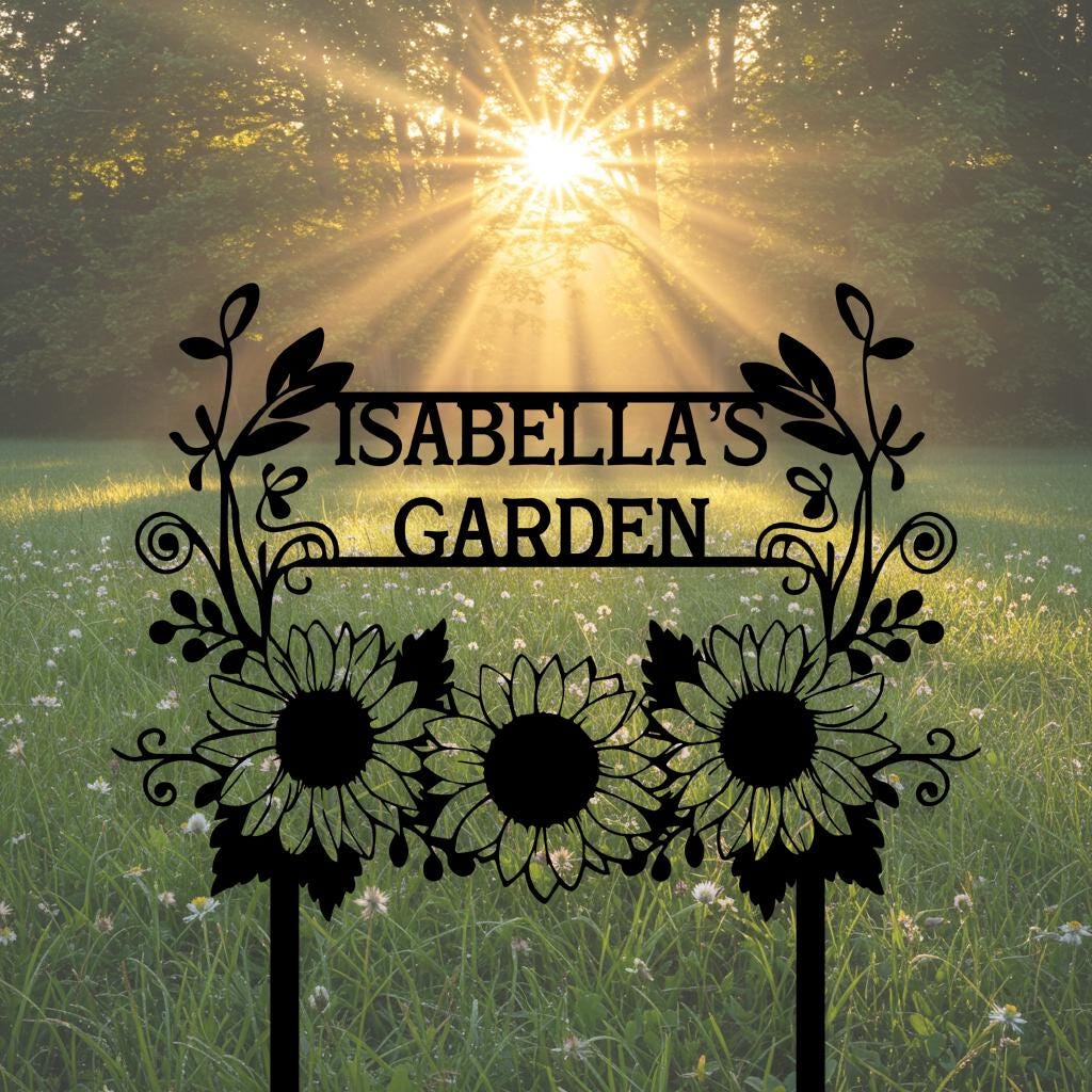 Sunflower Garden Sign
