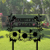 Sunflower Garden Sign