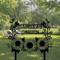Sunflower Garden Sign