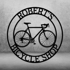 Bike Shop Metal Sign