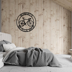 Bike Shop Metal Sign