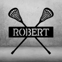 Personalized Lacrosse Sign