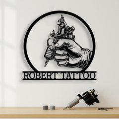 Tattoo Studio Custom Metal Sign