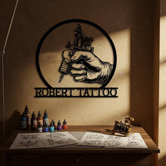 Tattoo Studio Custom Metal Sign