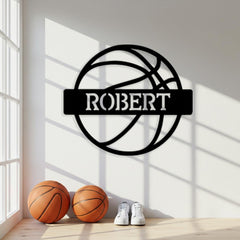 Custom Basketball Name Sign