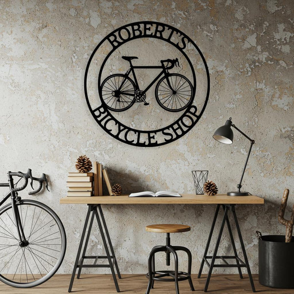 Bike Shop Metal Sign