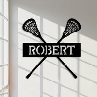 Personalized Lacrosse Sign