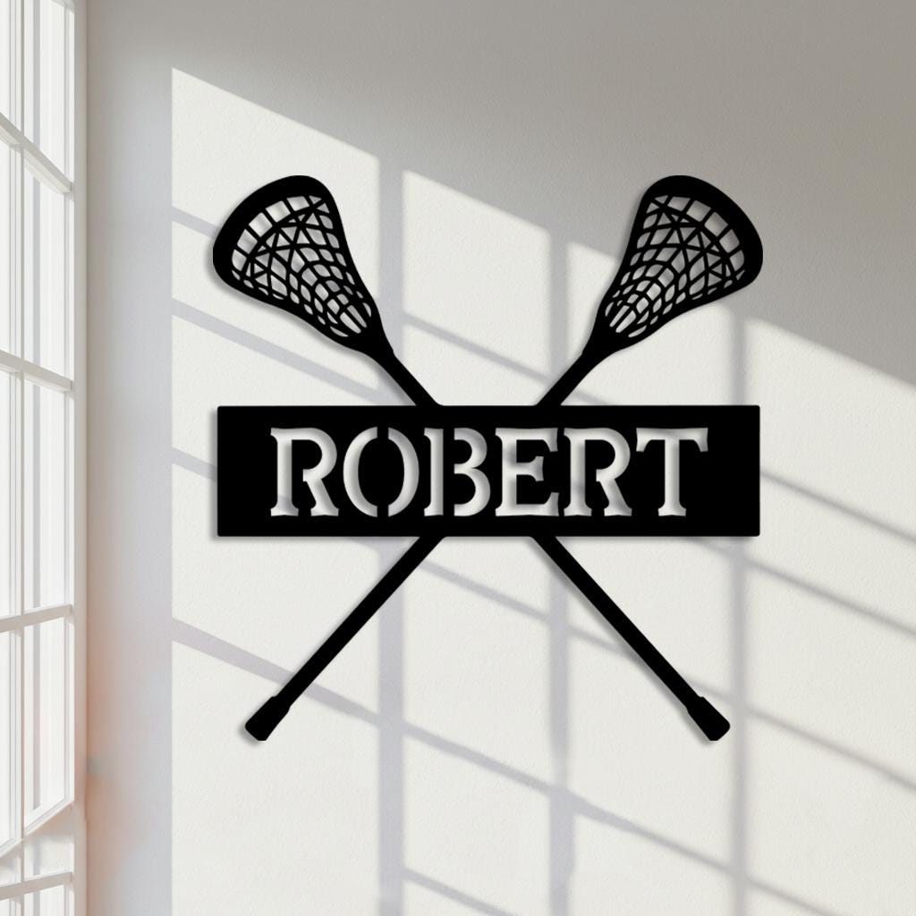 Personalized Lacrosse Sign