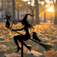 Halloween Witch Yard Art