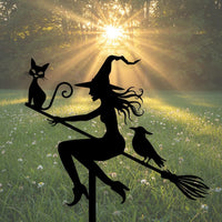 Halloween Witch Yard Art
