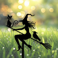 Halloween Witch Yard Art